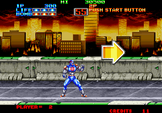 Eightman screenshot 7 for Neo Geo